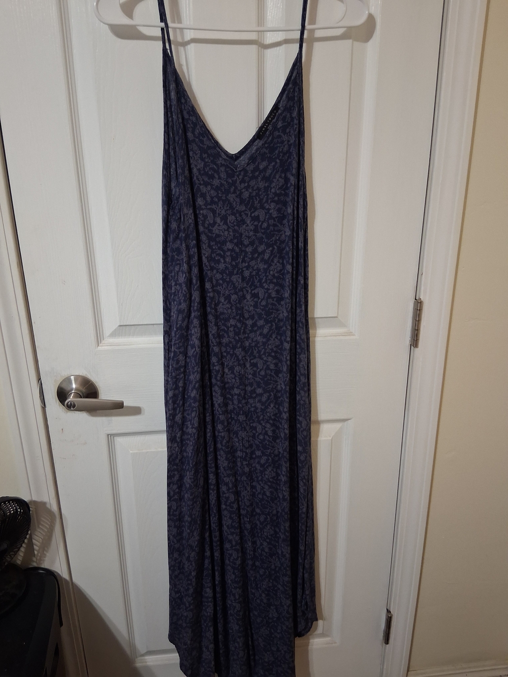 Final Touch Navy Floral Maxi Slip Dress